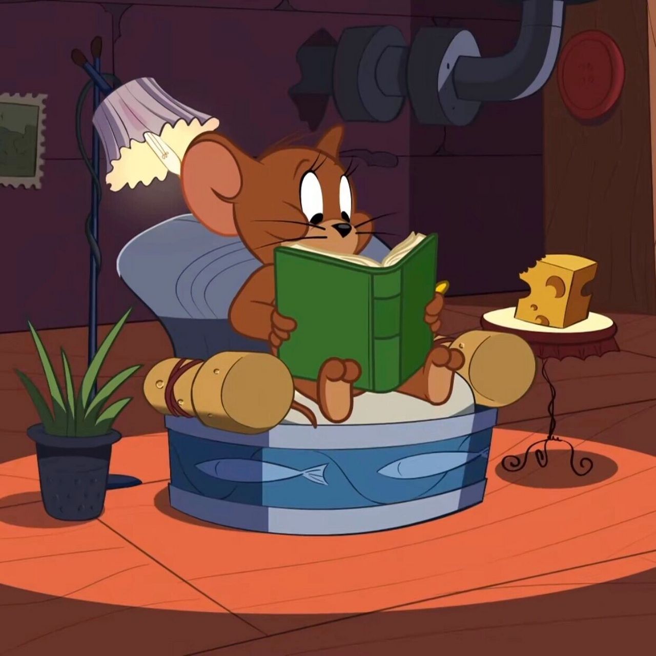 猫和老鼠第一弹01 谁能拒绝一个认真读书的小杰瑞呢