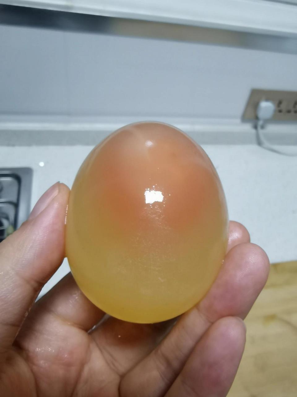 白醋泡鸡蛋结果图片