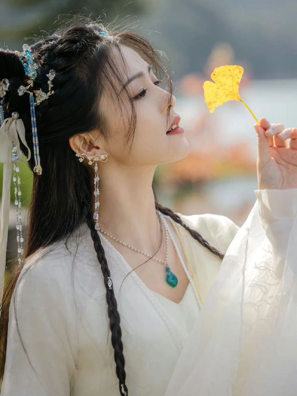 神女黎苏苏壁纸袭来～这组也太美啦 整理相册翻出一组太有氛围感啦