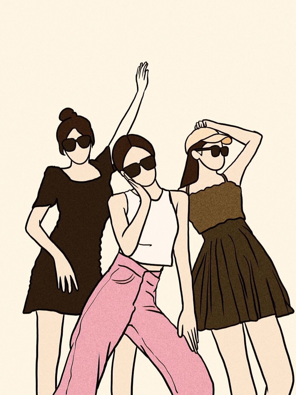 闺蜜三人 女生三人拍照姿势 女生三人拍照姿势#三人拍照姿势# #拍照