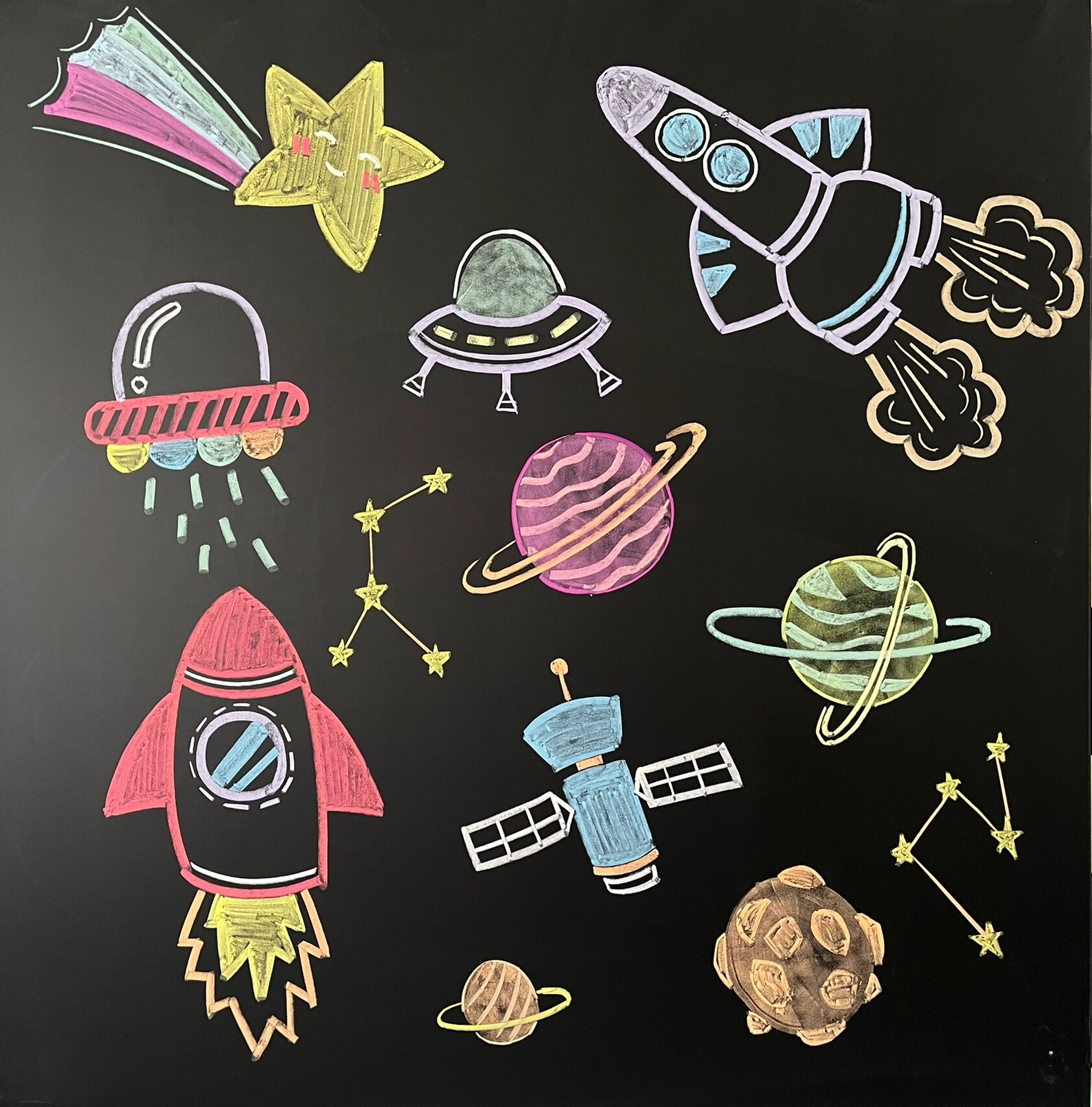 黑板报|太空系列