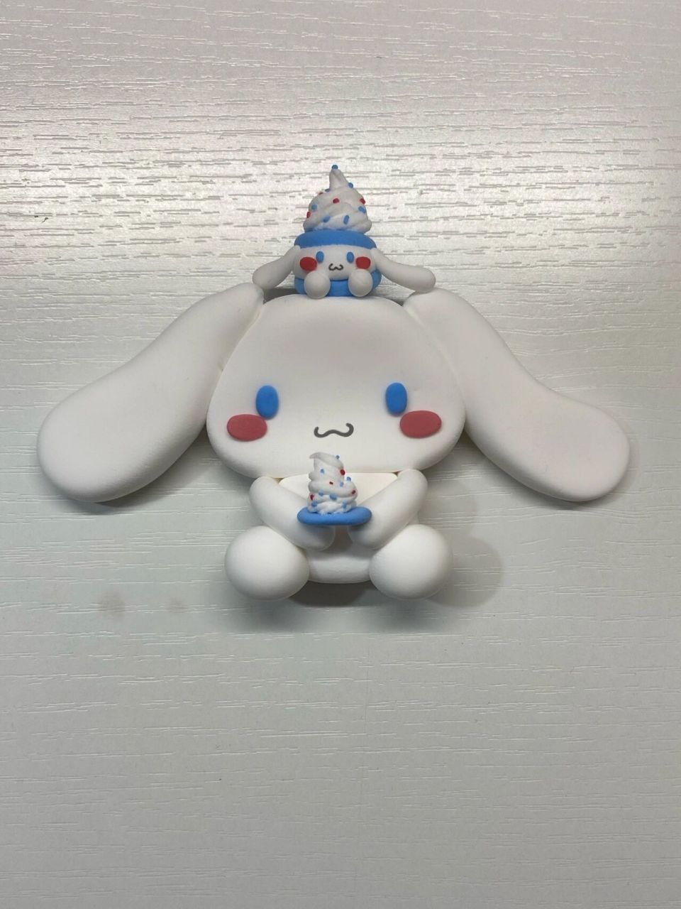 三丽鸥系列-玉桂狗轻粘土教程 90大耳朵玉桂狗[爱你] 06奶蓝奶蓝