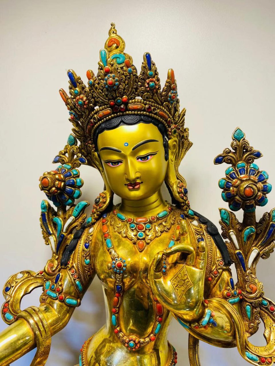 尼泊尔精品佛像 女度母