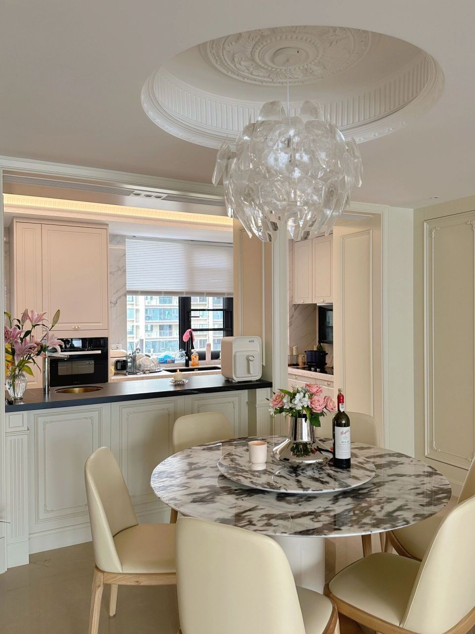 带吧台的法式开放式厨房98用过才知道真香!