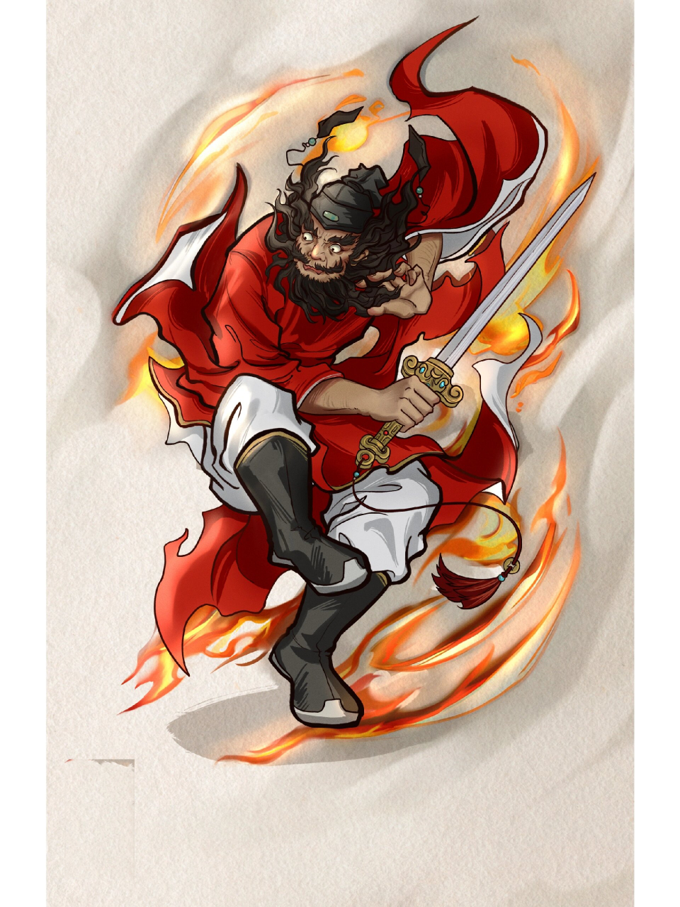 钟馗 其他风格尝试