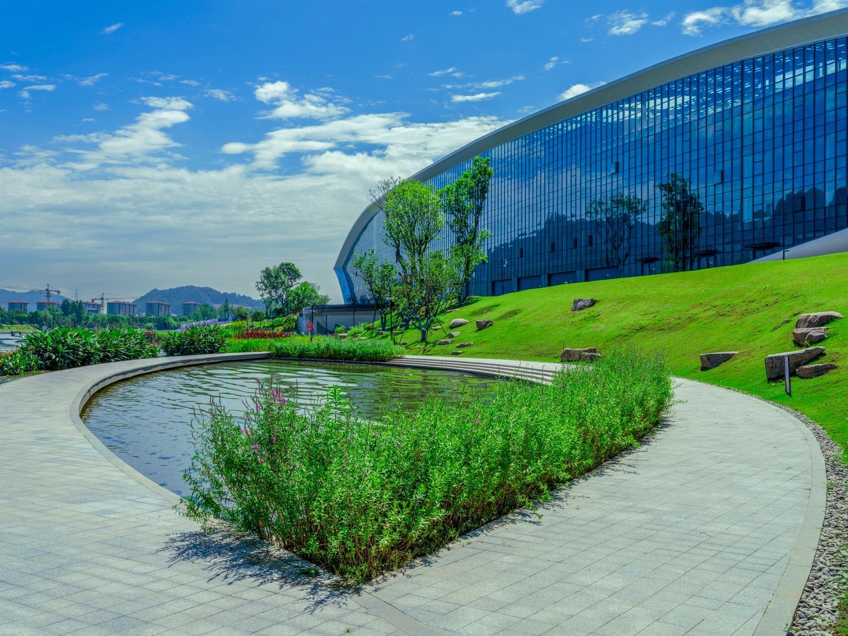 杭州亚运会场馆·富阳水上运动中心(一).建筑面积约6.