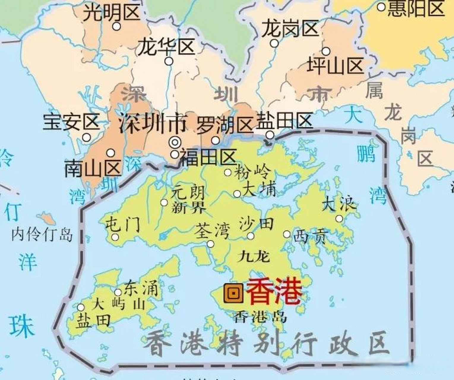 香港填海规划图图片