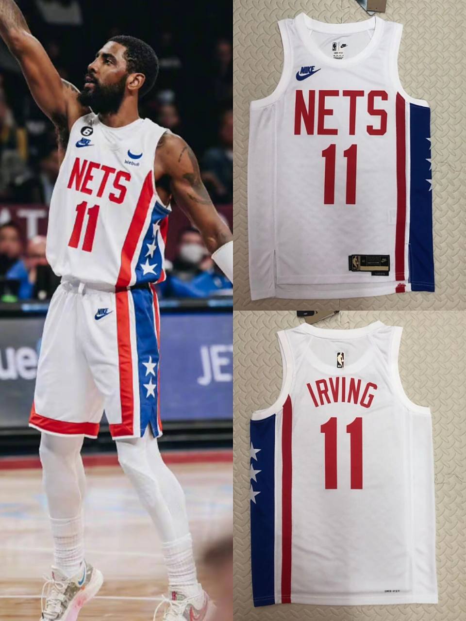 11号欧文球衣/篮网复古 /仅需1xx 23赛季 篮网复古球衣 欧文11号 dddd