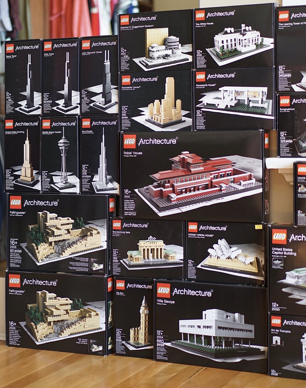 lego architecture 乐高建筑系列全收集 说到黑盒包装,除了去年推出的
