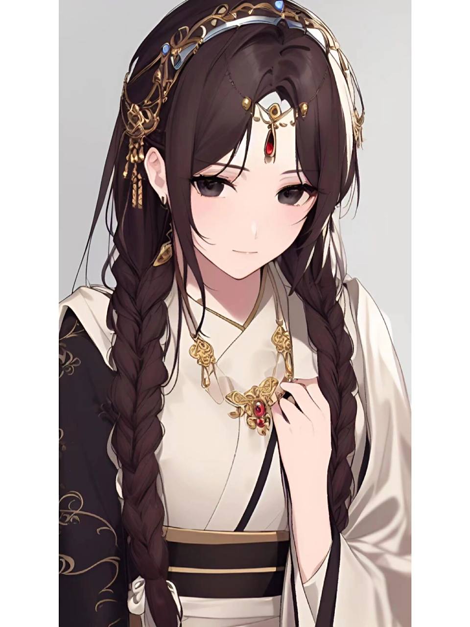 动漫二次元古风汉服人物绘画