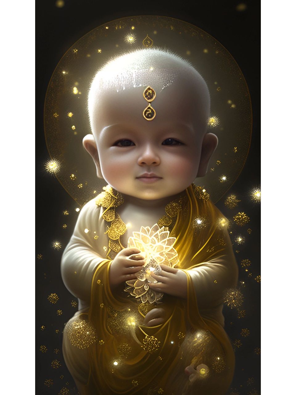 高清佛系壁纸,小活佛,灵童.