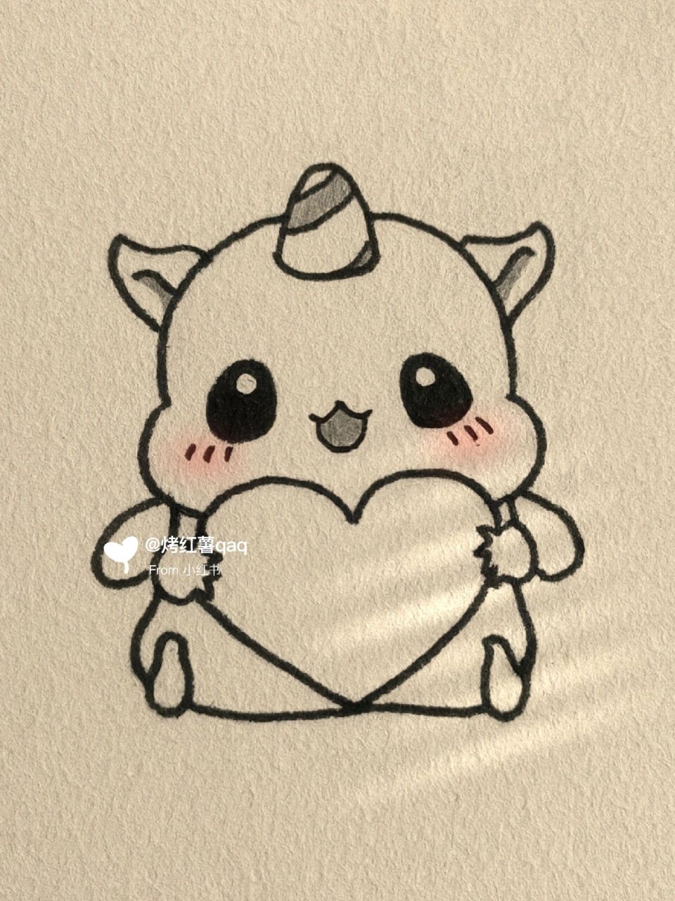 可爱简笔画教程 临摹自网图 #寻找小红书绘画大神# #绘画# #绘画教程