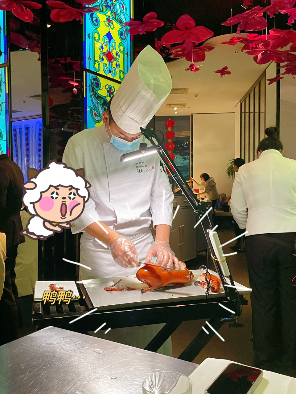 大董烤鸭|人均四百多的烤鸭拔草👀 过年前带着毛毛子去拔草了人均四