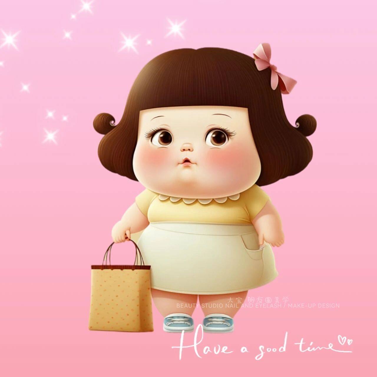 超级可爱的女生头像来啦|胖妹妹换起来 嘻嘻,粉粉嫩嫩谁可以抗拒,说一