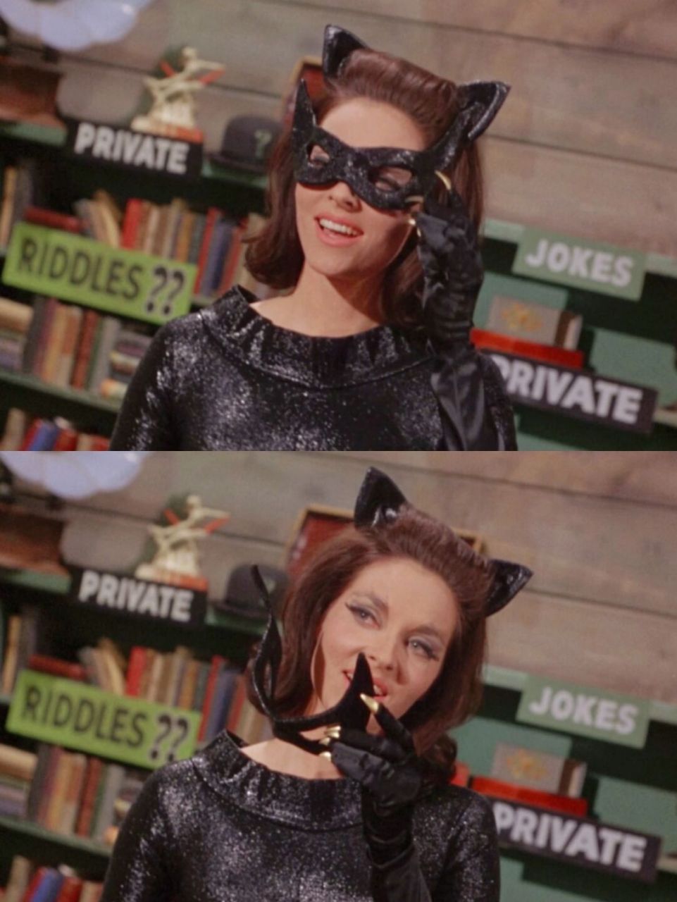 朱莉纽玛 1966版猫女 julie newma,1966剧版《蝙蝠侠》里的猫女,这部