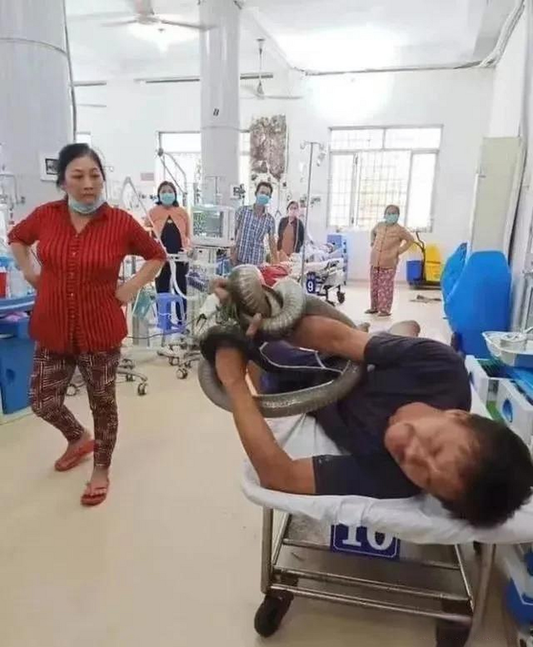 大家说这人的胳膊废了没?