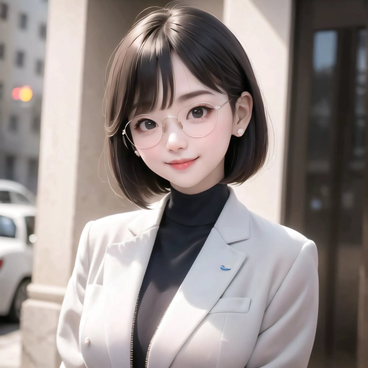 短发合集职业女生头像