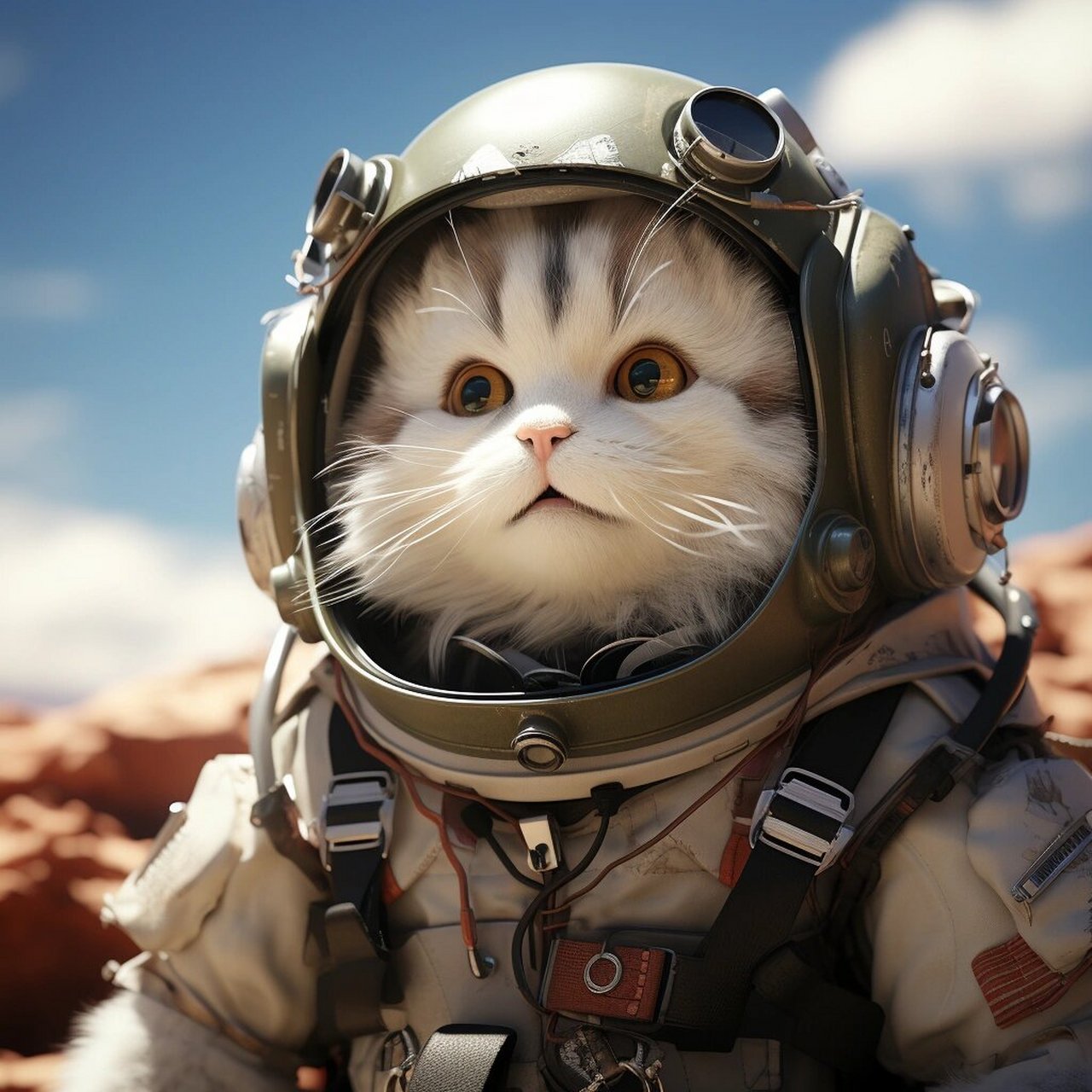 头像分享|宇航员喵星人|探索太空 探索太空的喵星人