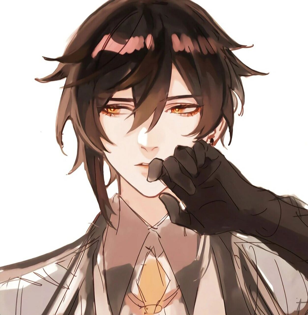 又是被钟离帅死的一天 钟离头像 wb画师:-akron