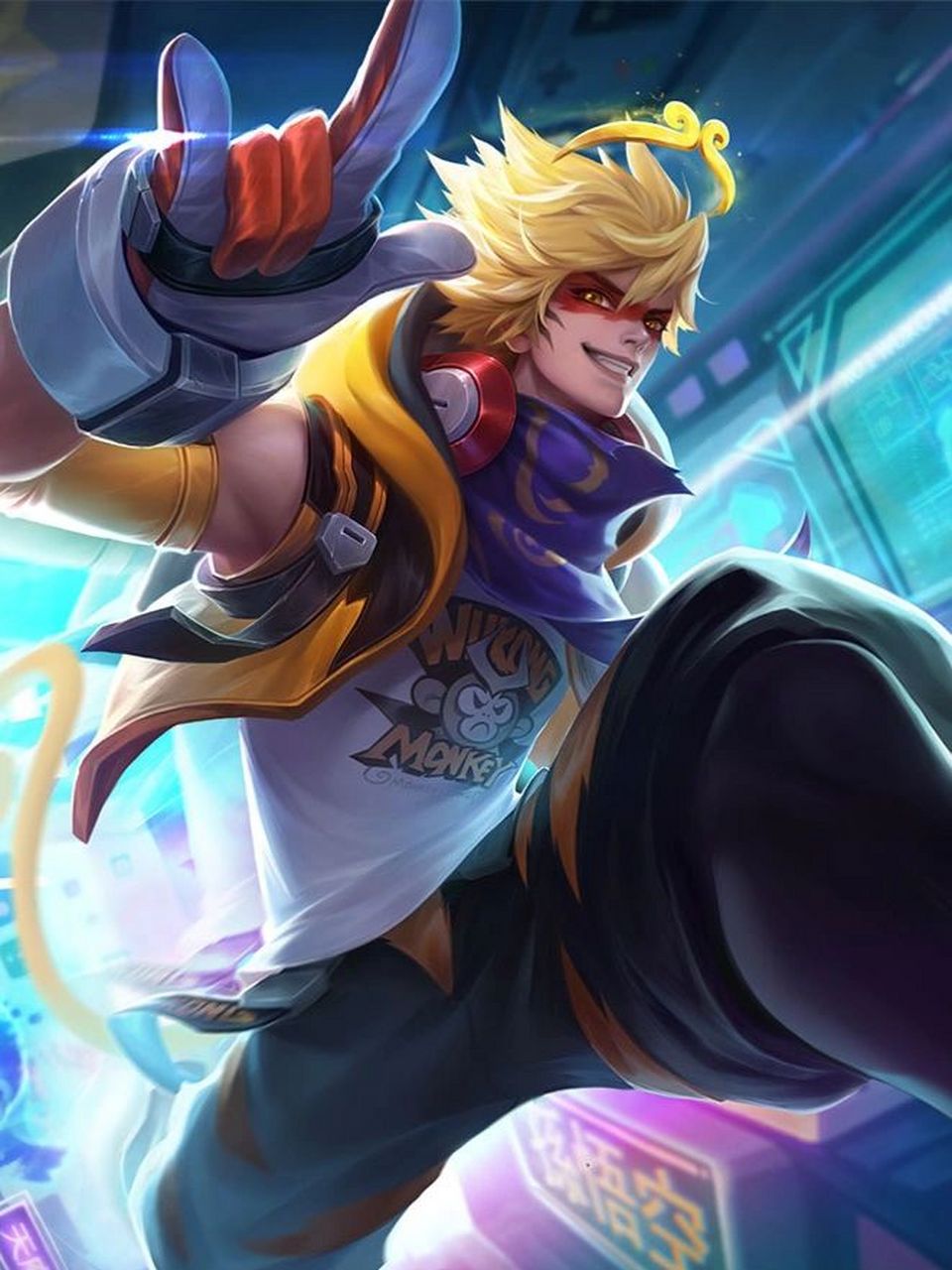 4k画质王者荣耀孙悟空皮肤壁纸无水印