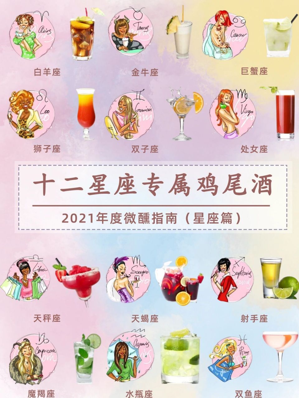 鸡尾酒名字大全带图片图片