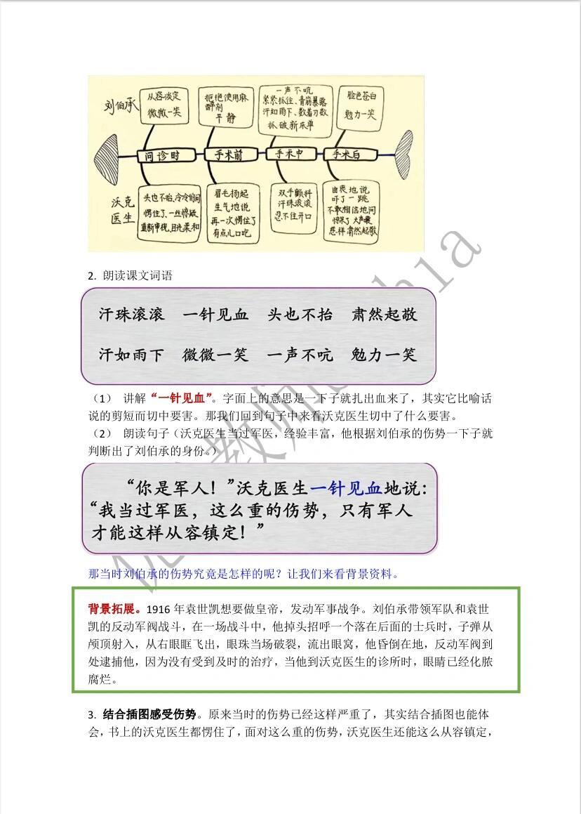 《军神》的鱼骨图图片