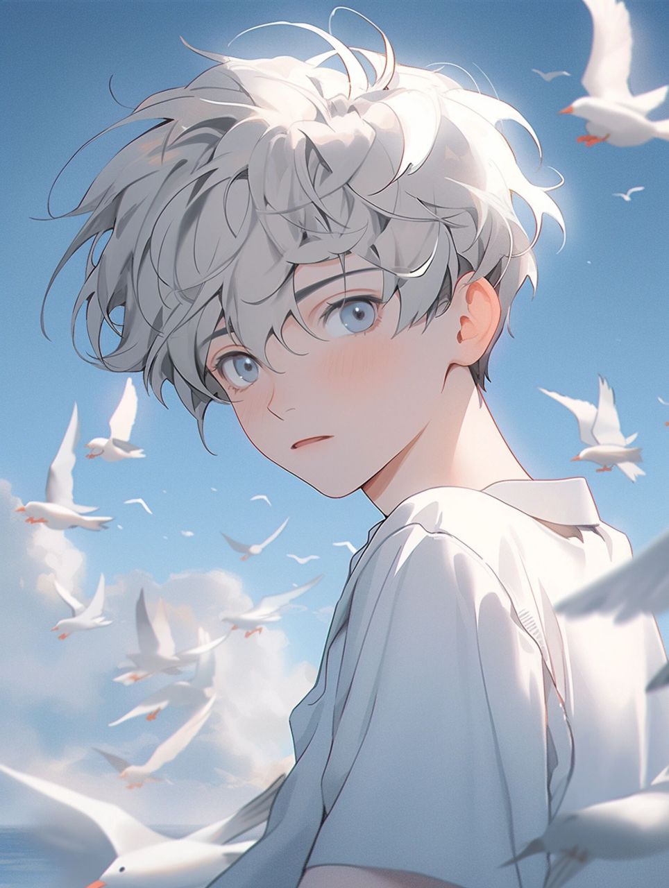 干净男头|海鸥