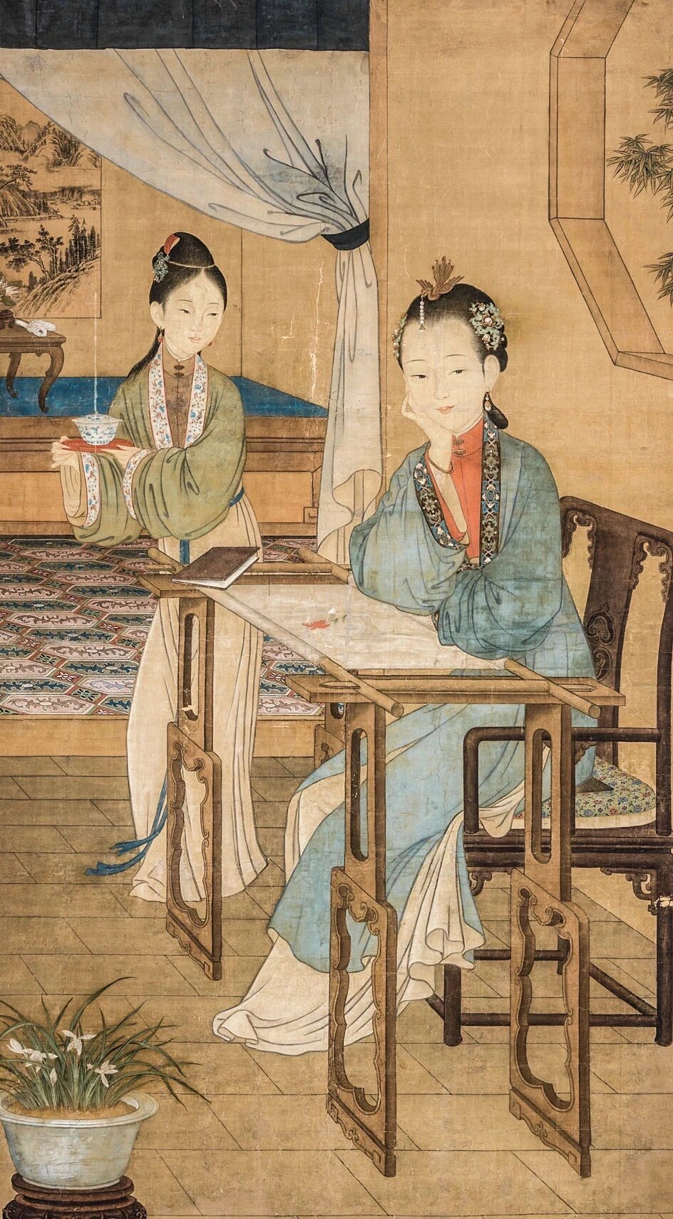 古画 |大英博物馆里的仕女图