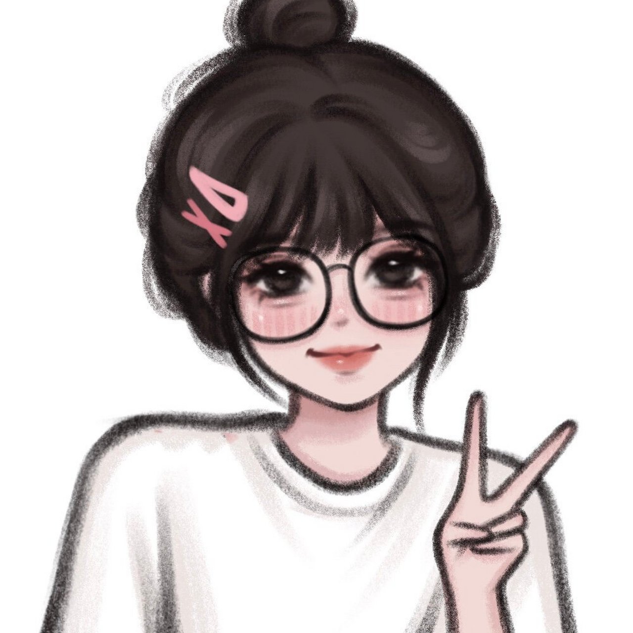 may风 丸子头 | 戴眼镜还是不戴好看 哪张好看呀宝子们又是纠结首图的