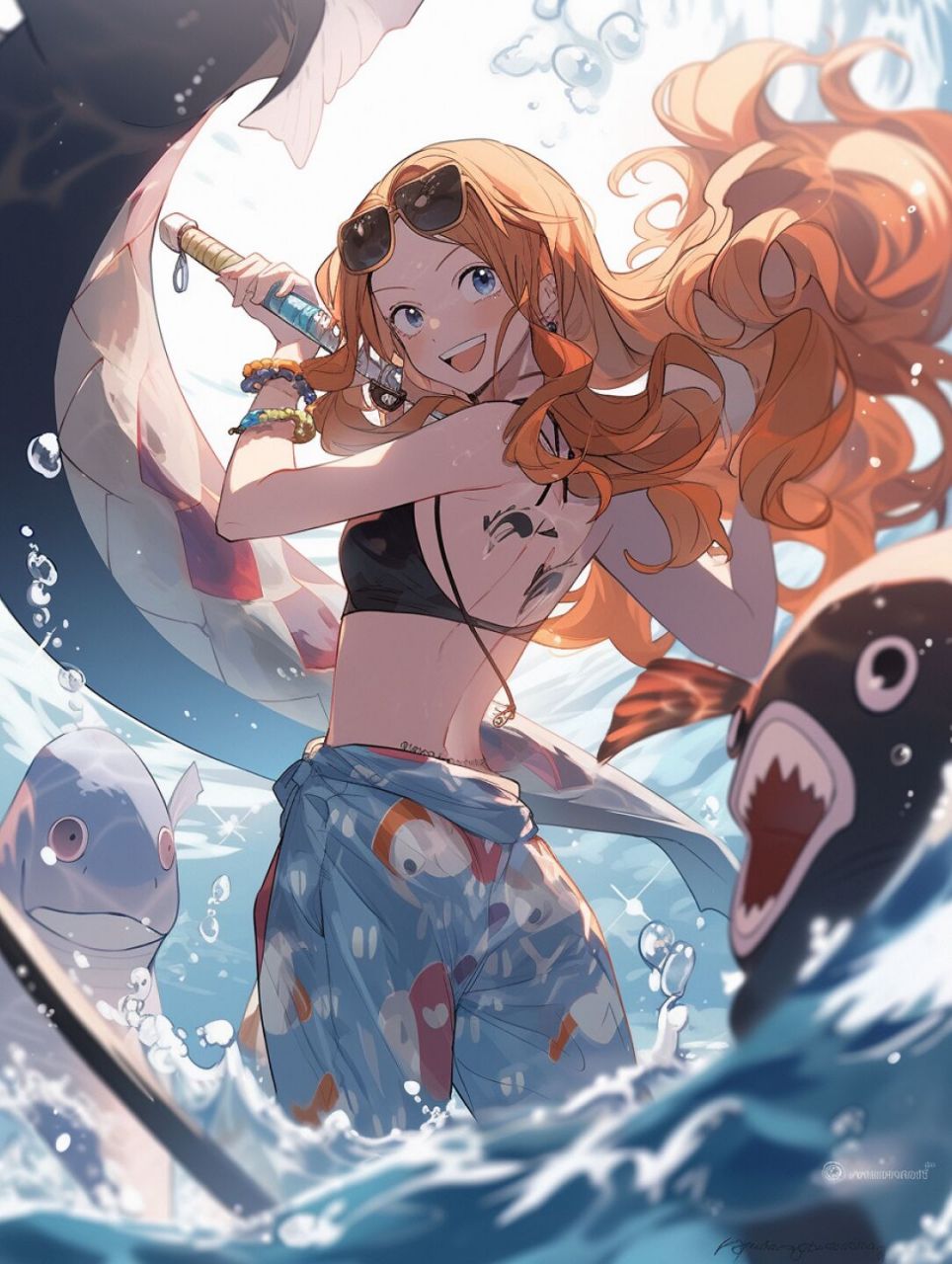 娜美丨不要碰贝尔梅尔的橘子树!