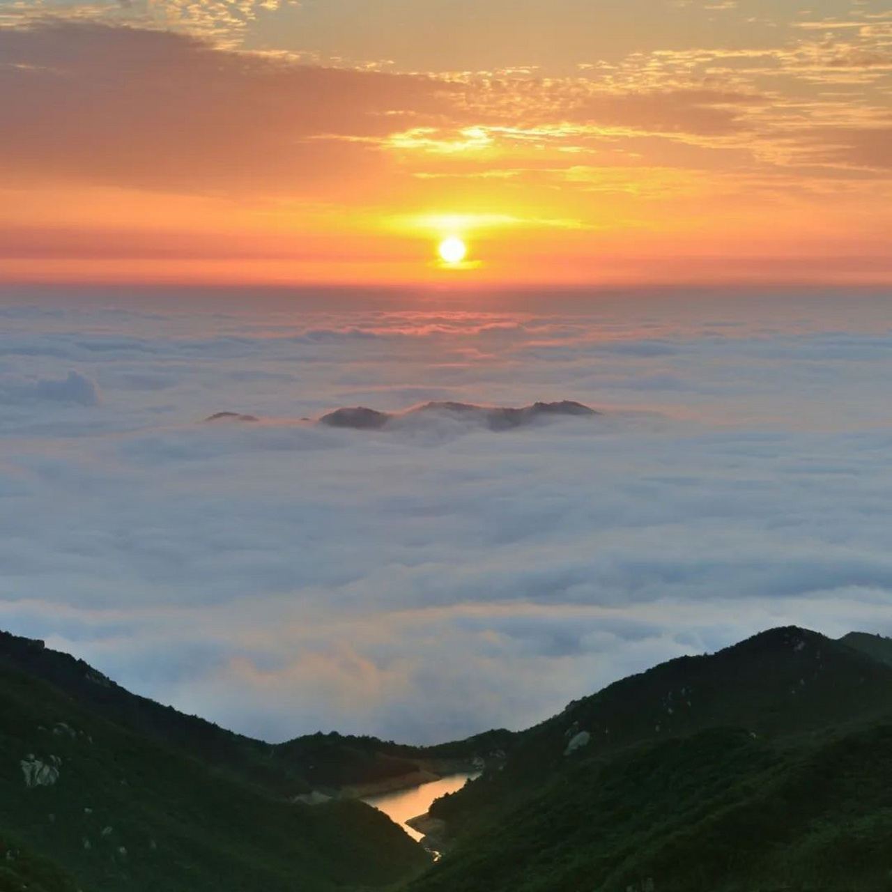 图说|新县:连康山冬日景色美#美在信阳# (新县融媒体中心)