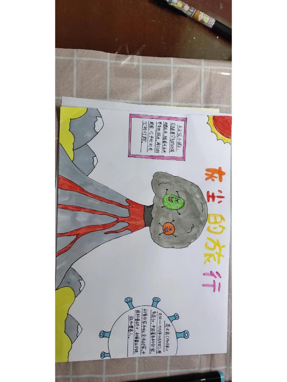 《灰尘的旅行》手抄报来了! 《灰尘的旅行》手抄报来了!