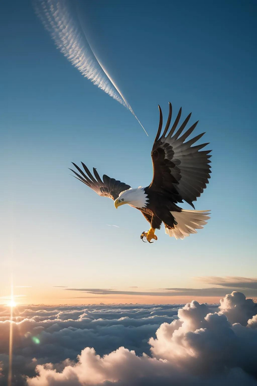 有一上联:鱼跃碧海赞海阔,求下联鹰击长空万里云