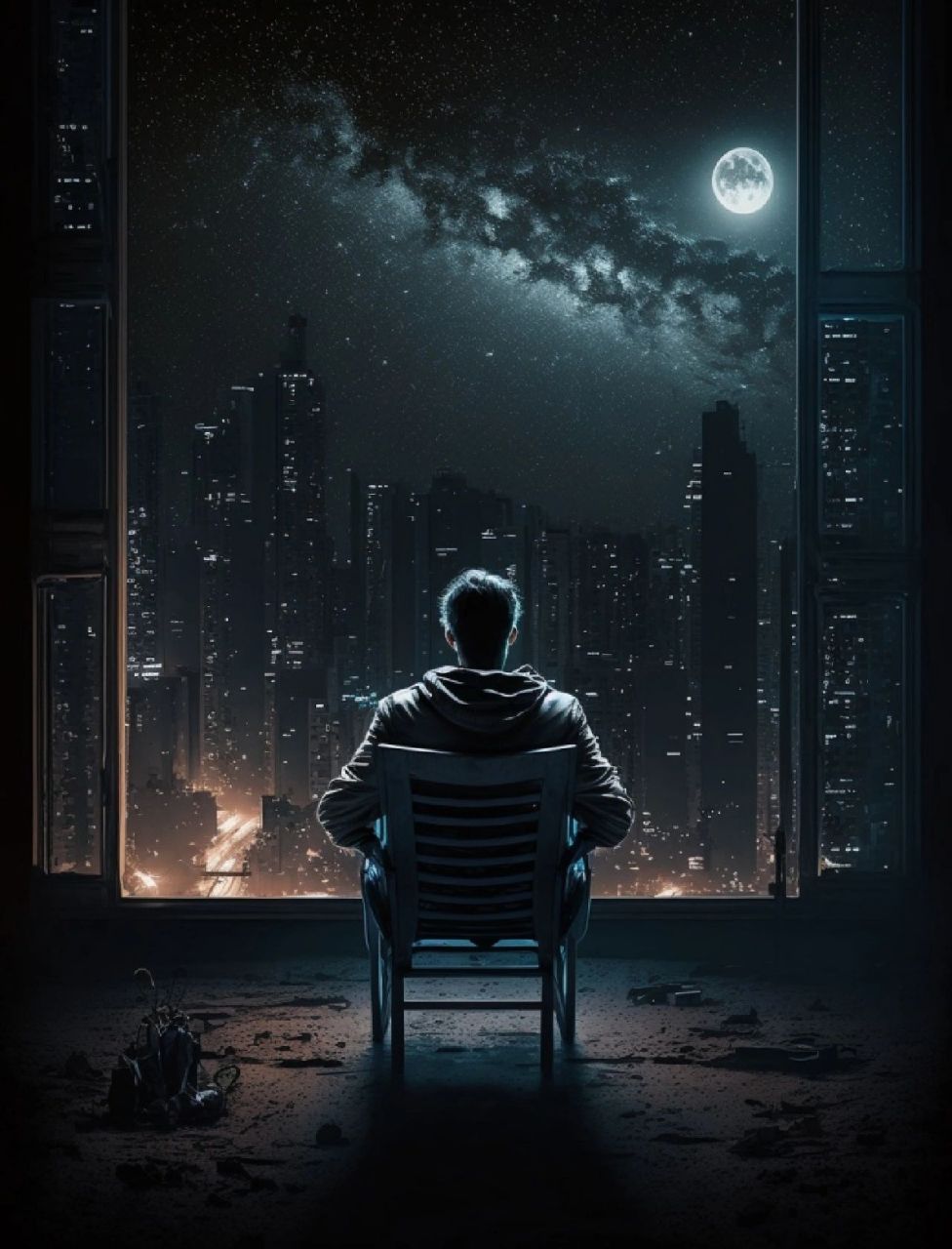 孤独的夜|情绪图片