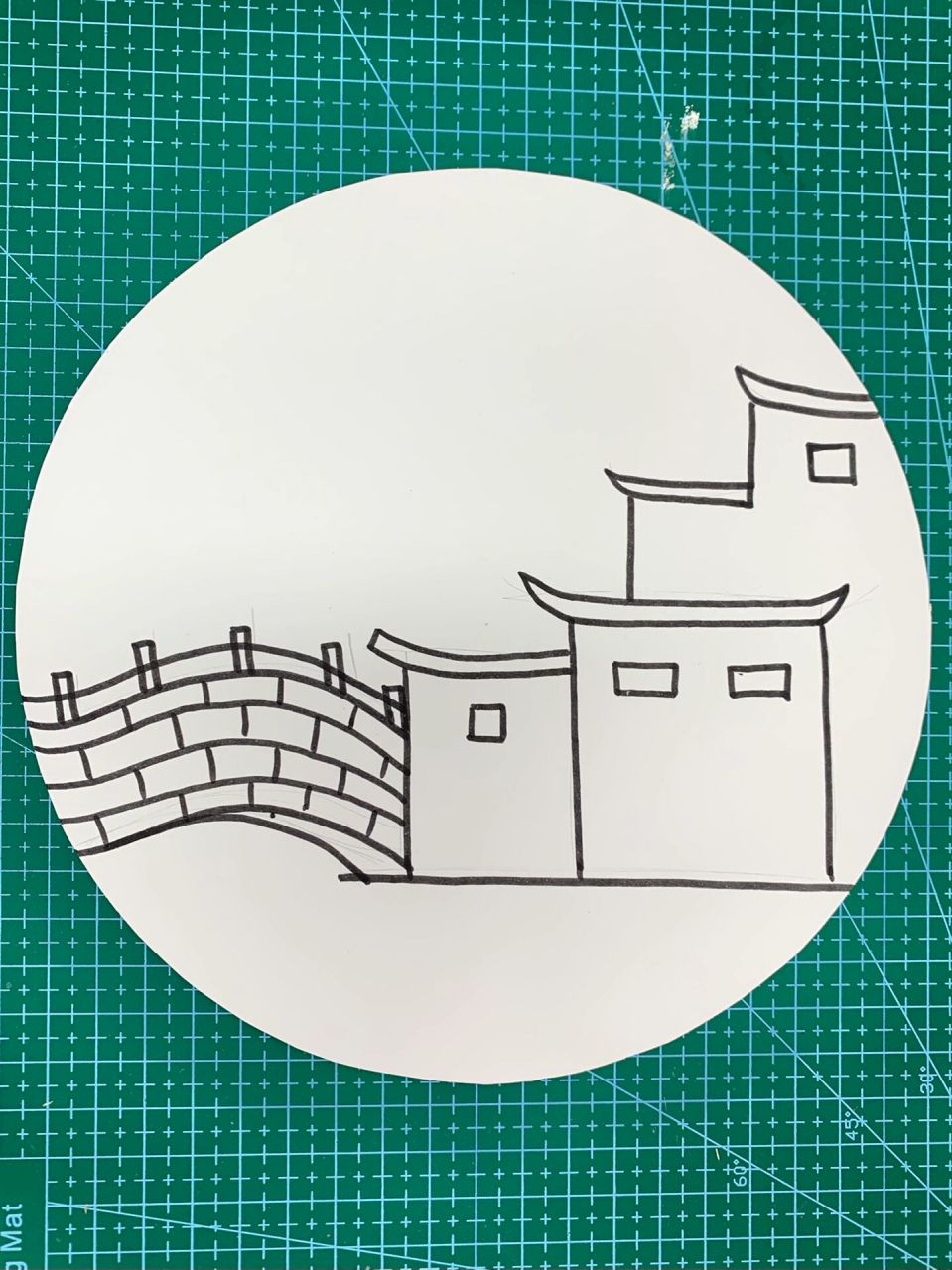 零基础简笔画江南建筑快来get 都说来点简单的,今天来喽 有手就会,快