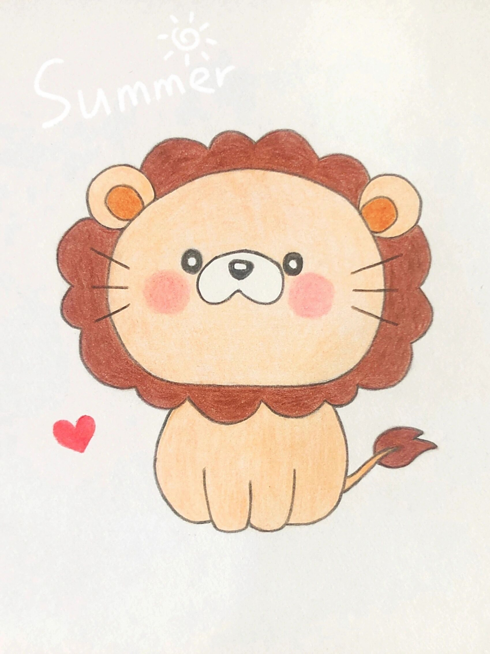 可爱的卡通小动物简笔画