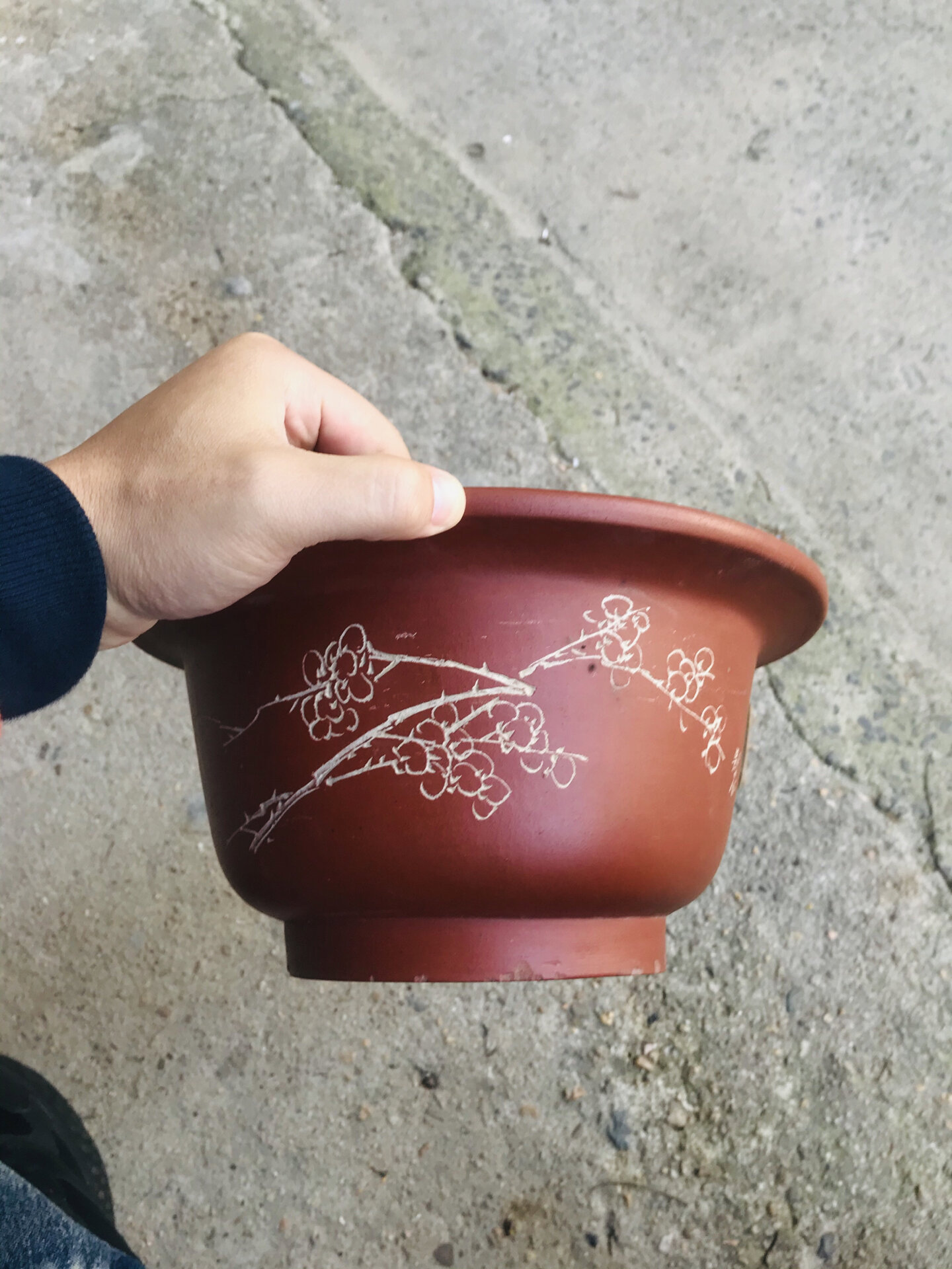 民国紫砂花盆 民国紫砂花盆