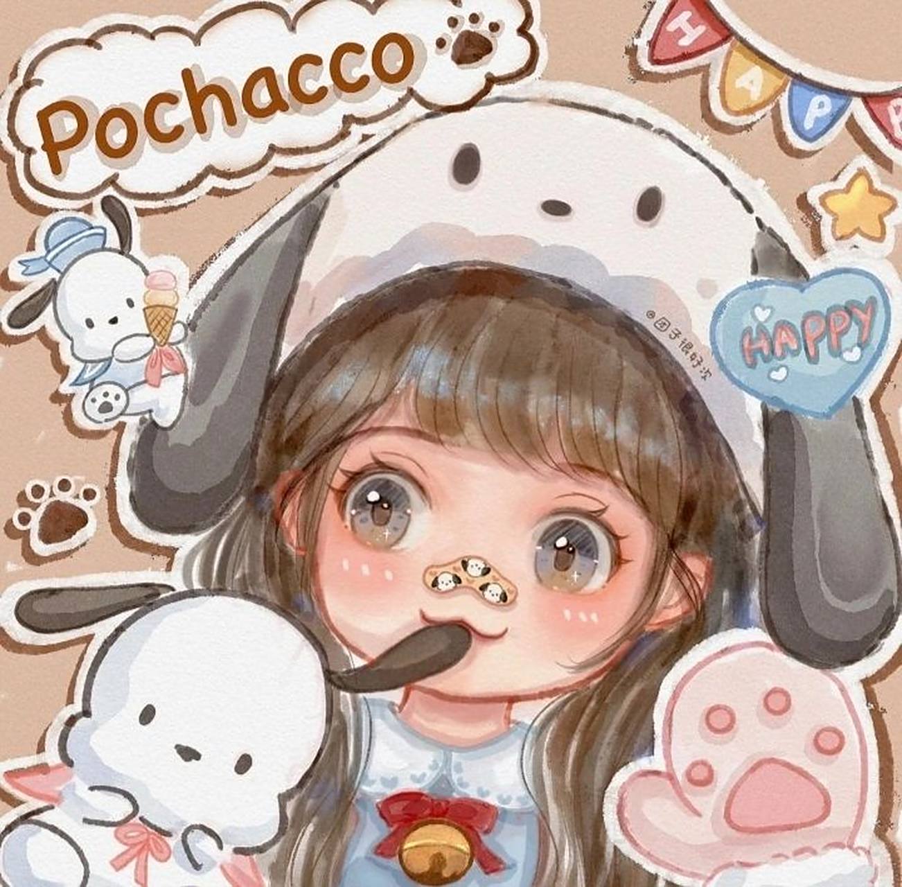 迪士尼/三丽鸥q版人物头像 超级可爱少女心的q版人物头像来啦!而且是