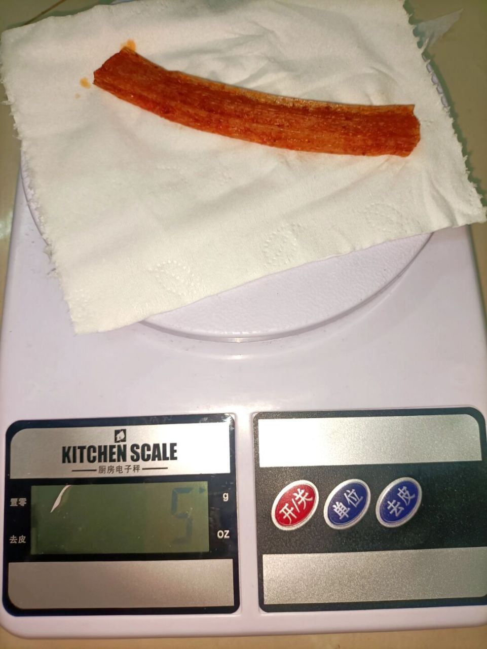 一根大面筋热量 一根5g 热量15大卡 #热量# #辣条# #大面筋