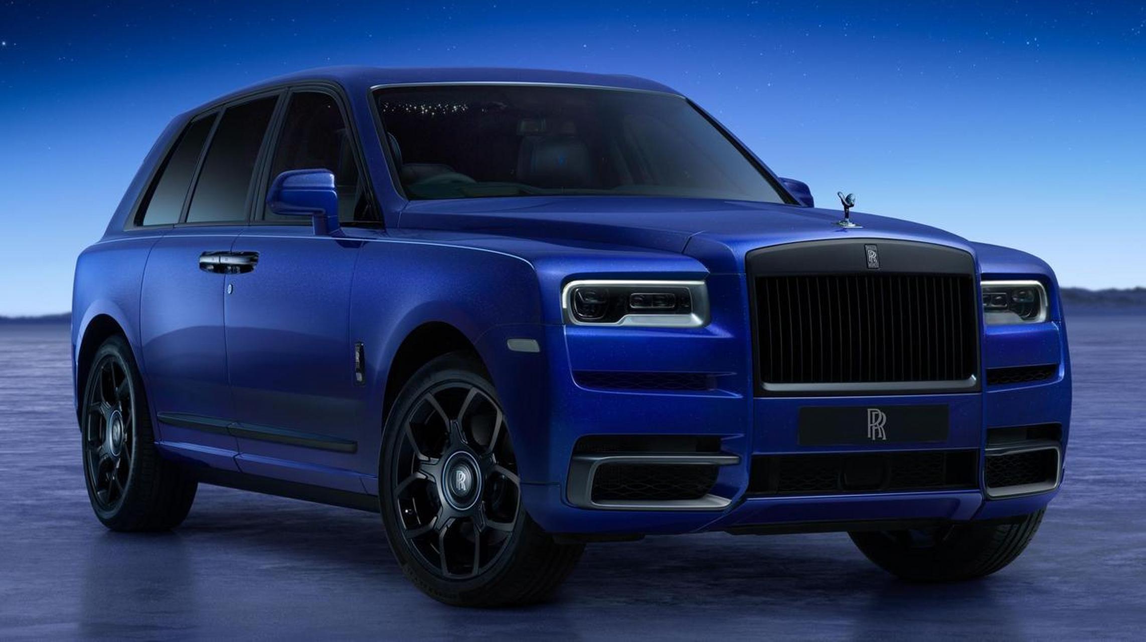 劳斯莱斯库里南black badge cullinan blue shadow 全球限量62台,相当