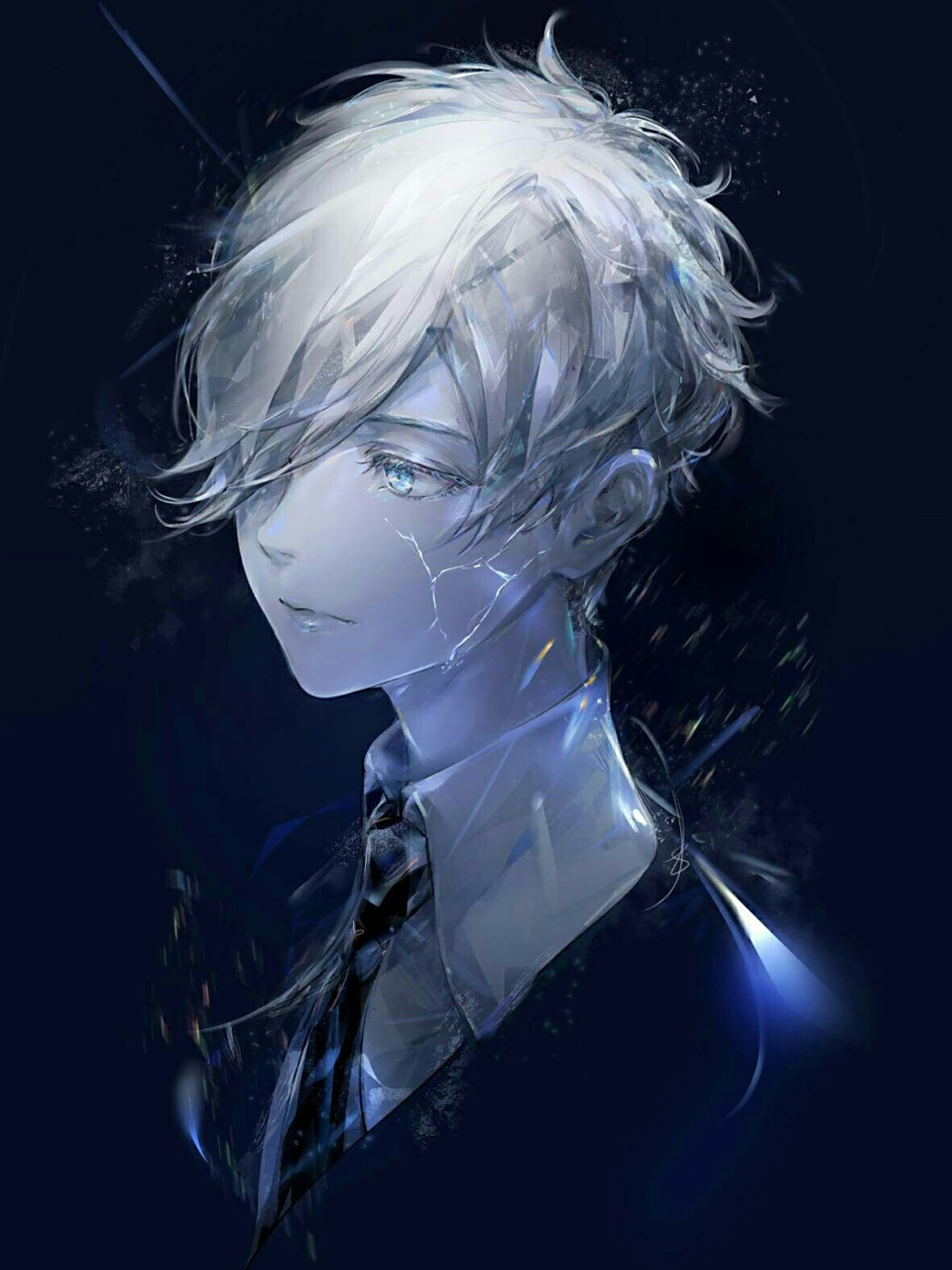 卐暗黑系帅气男生动漫头像卍 70一个冷酷无情的人,他的内心世界一定