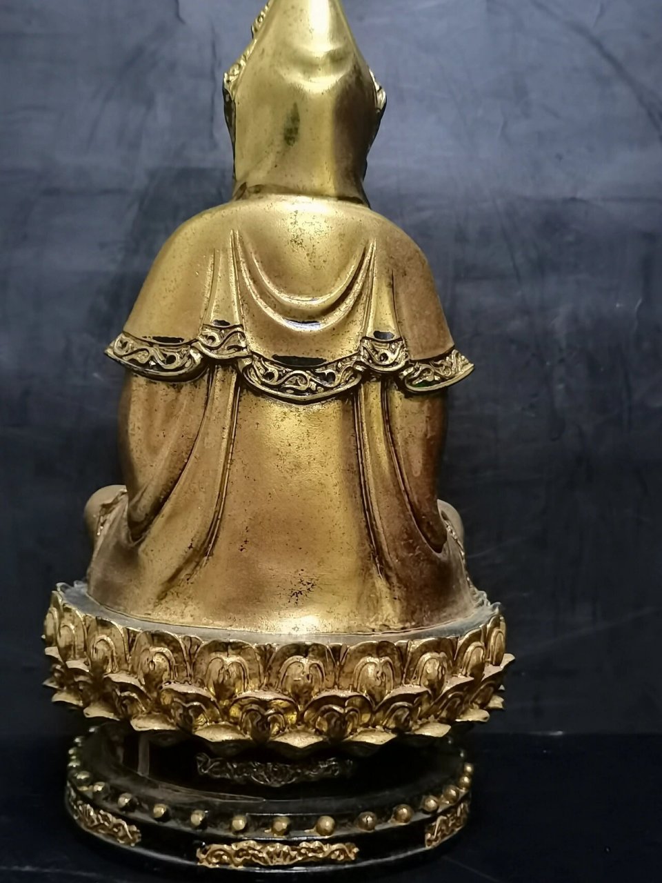 乾隆御制琉璃观音菩萨,高23.2cm宽13.6cm,亲民价3600得