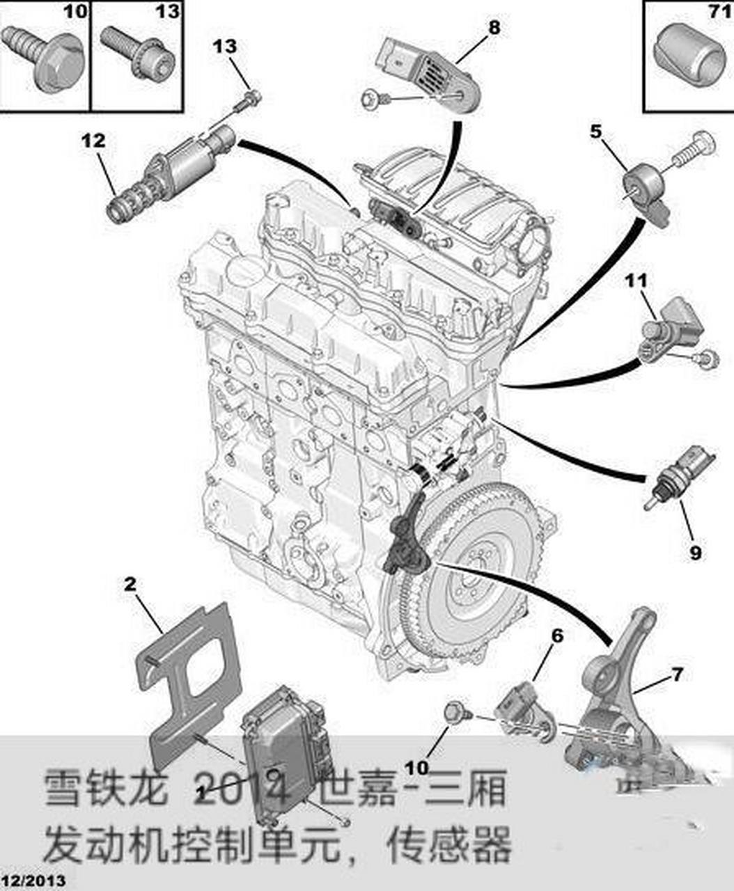 雪铁龙世嘉皮带绕法图图片