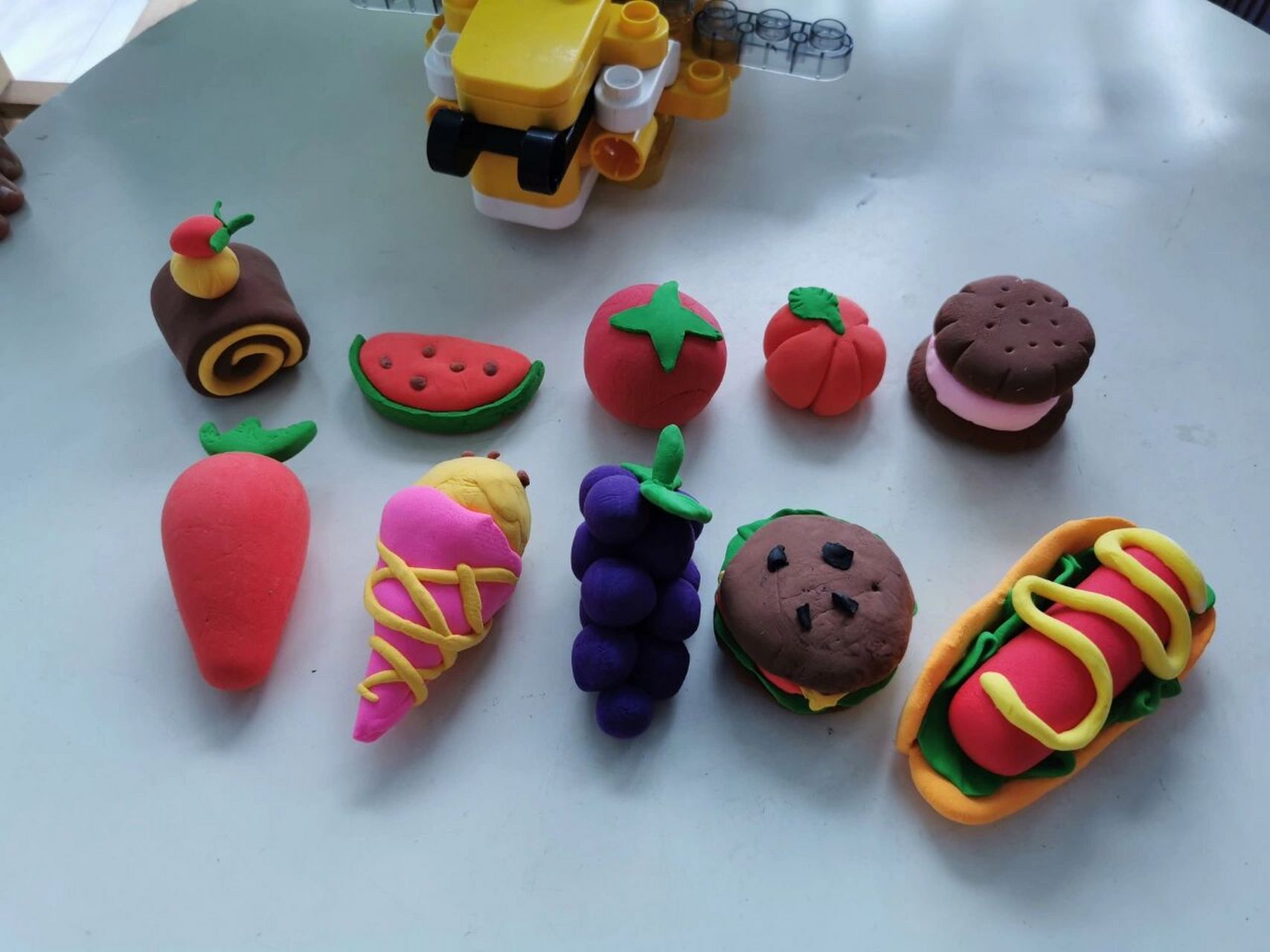 彩泥手工超轻泥土 一直以为很难,原来还挺简单的哈哈哈