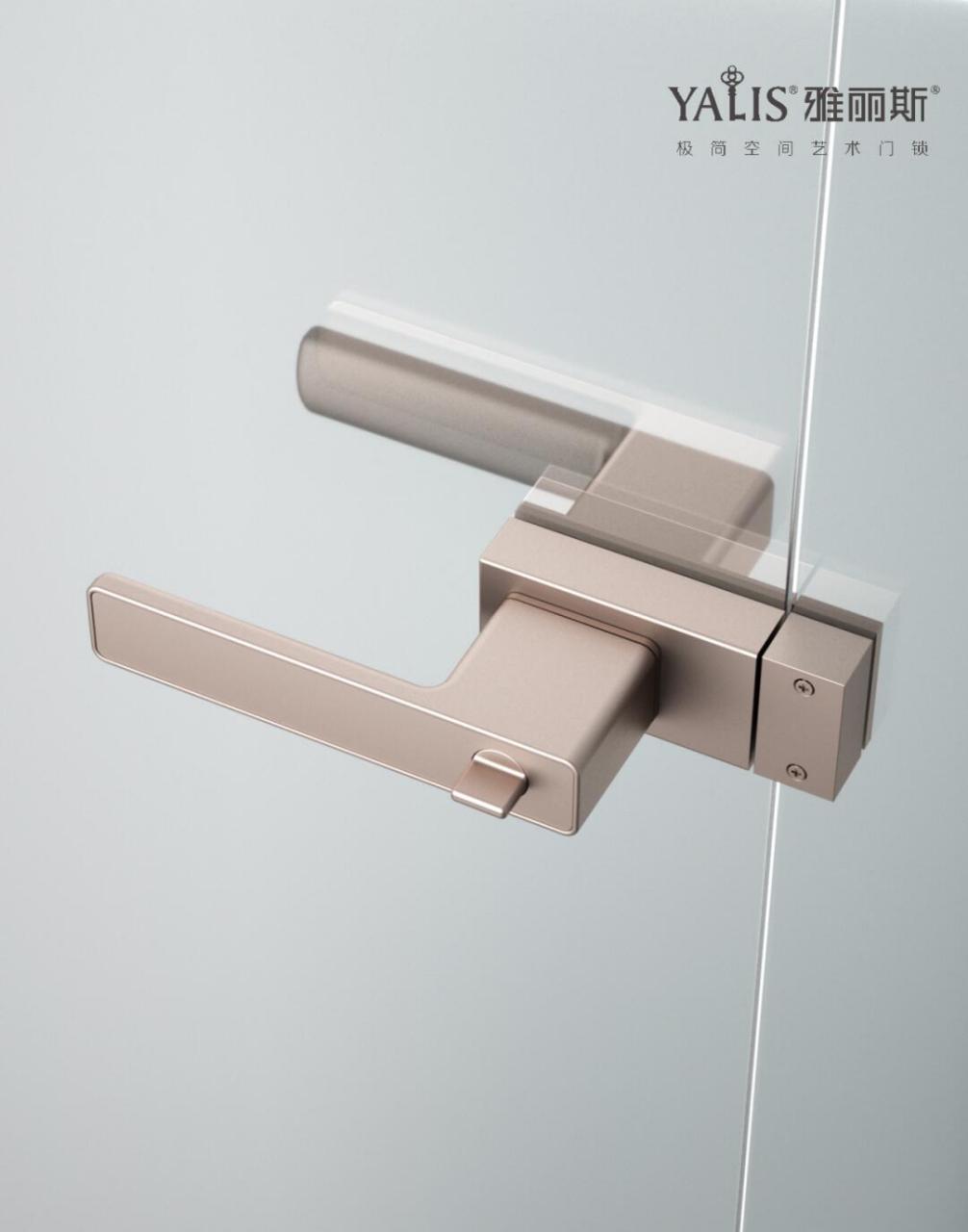 这款雅丽斯无框玻璃门锁,将为您的家增添一份高雅与品质.
