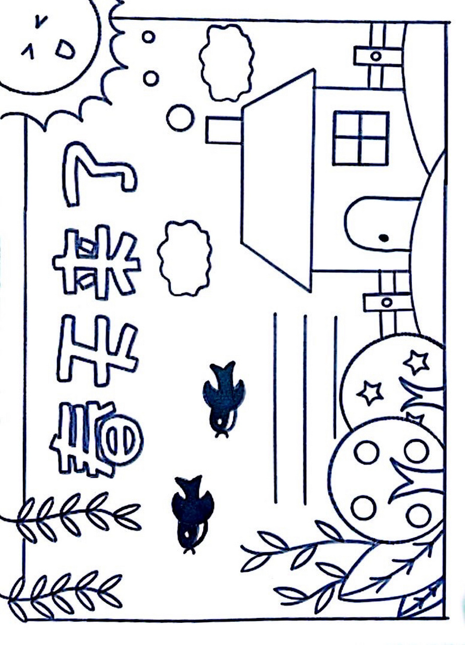 春天主题绘画 春天手抄报模板 简单漂亮又好看的春天主题绘画 春天手