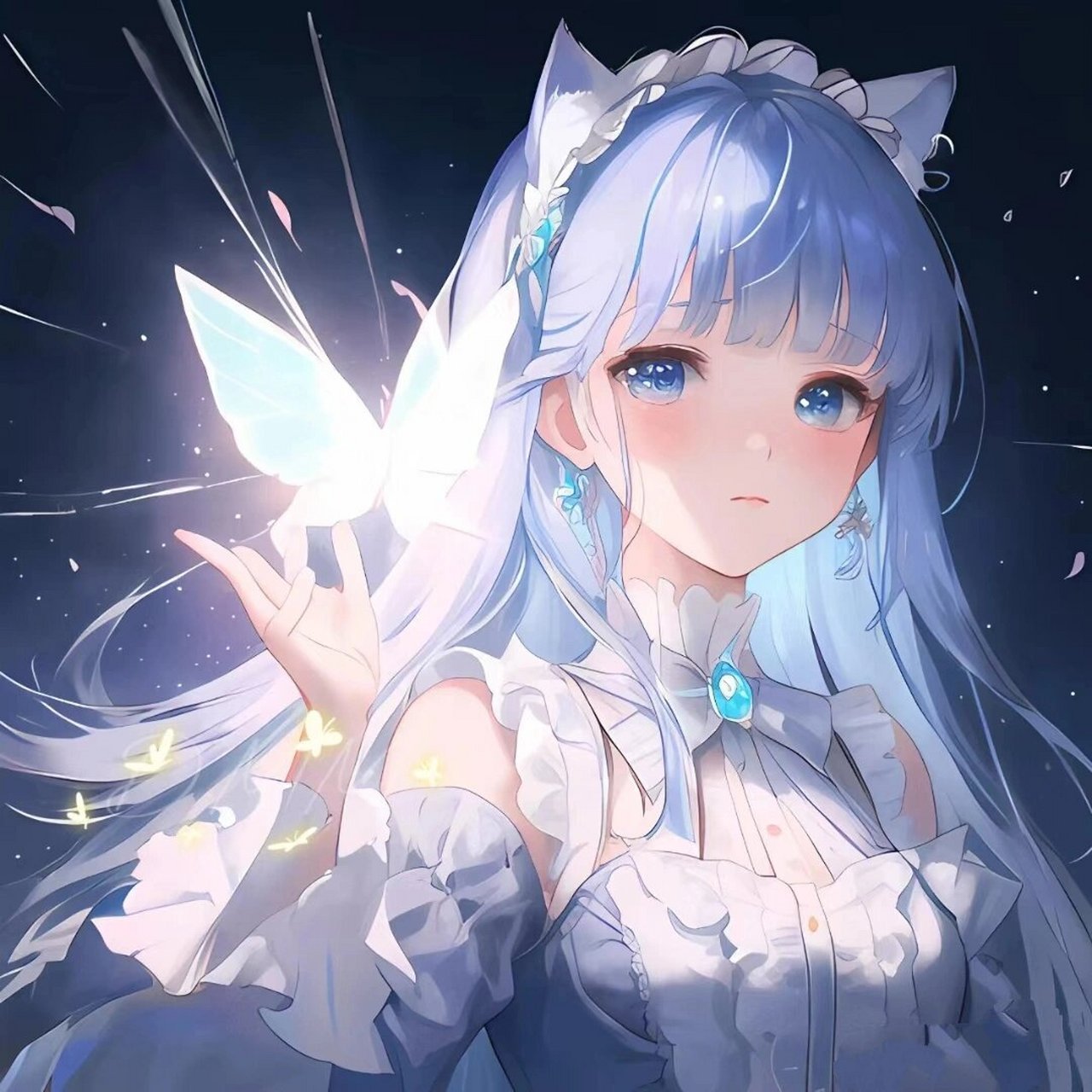 女生头像丨二次元丨蓝系丨