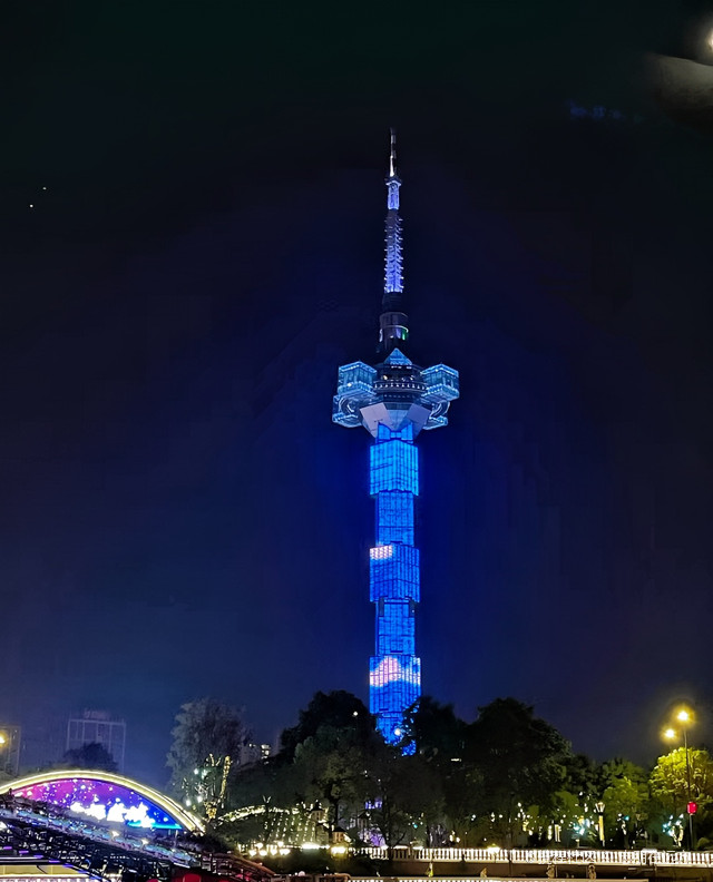 盐城攻略|文化地标建筑物盐立方电视塔