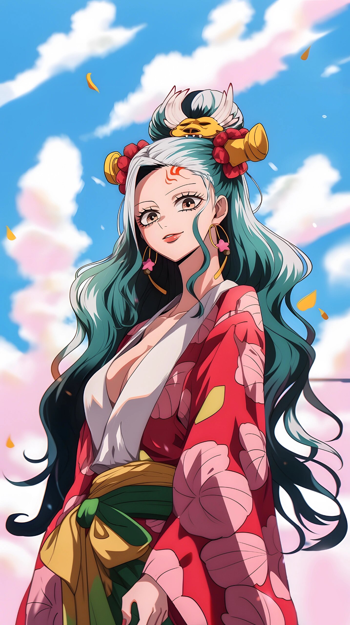 海贼王壁纸-和之国美女们 七夕发老婆了,快来领走!