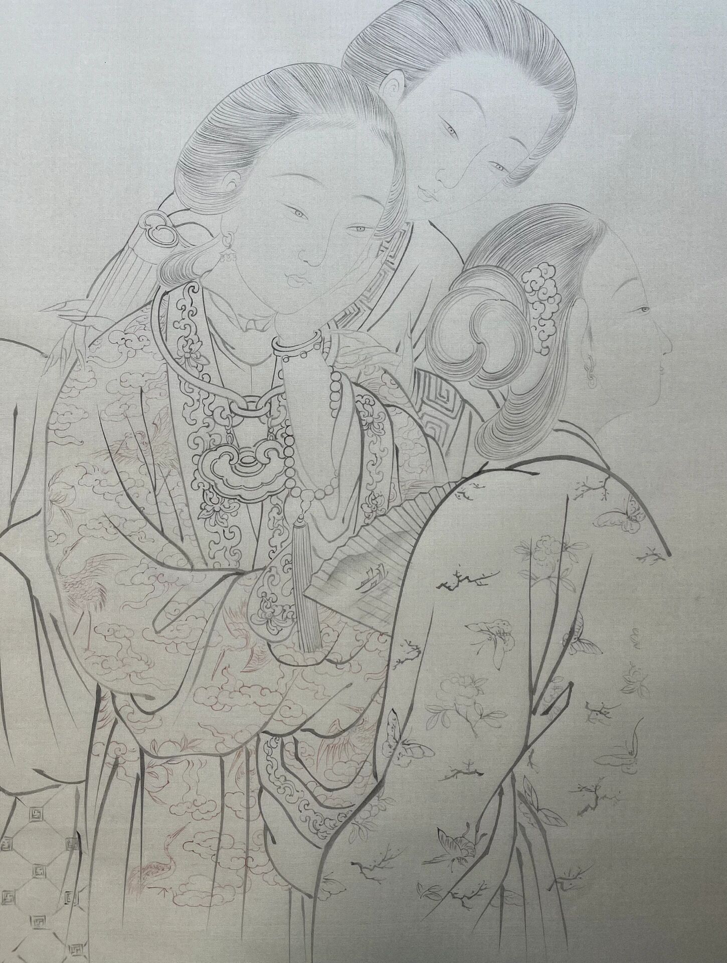 金陵十二钗线稿分享